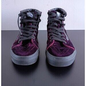 VANS Sk8-Hi Velvet Purple Hi-Top Sneakers RARE Men’s 7 Women’s 8.5